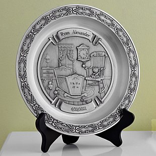 Pewter Baby Plate