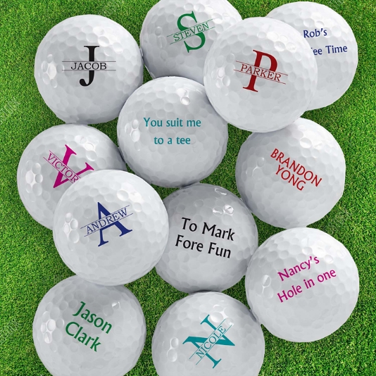 Personalized Golf Ball Gift Set