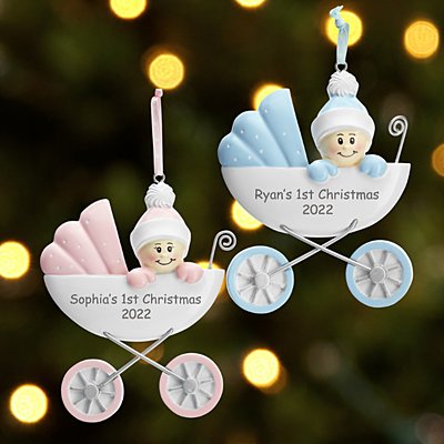 Baby in Carriage Ornament
