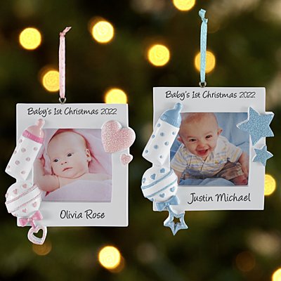 Baby's 1st Christmas Picture Ornament