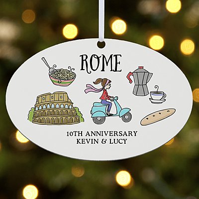 Trip To Remember Rome Ornament 