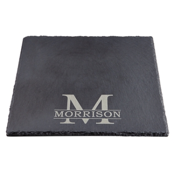 Family Name Slate Cheese Board Server
