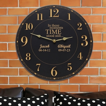 Cherished Memories Personalized Clock