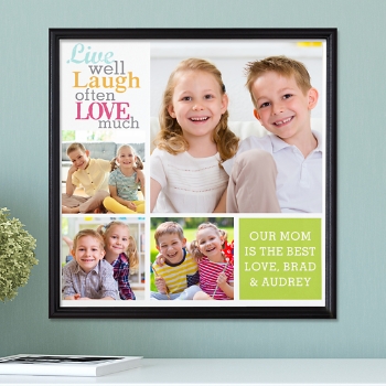 Live Laugh Love Photo Canvas