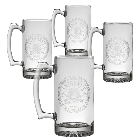 Big-Time Brewery Oversized Beer Mug - 4 Pack