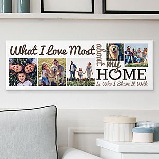 Heart of the Home Photo Canvas
