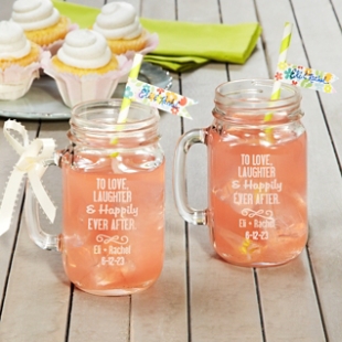 Personalized Friendsgiving Mason Jar Glasses – A Gift Personalized