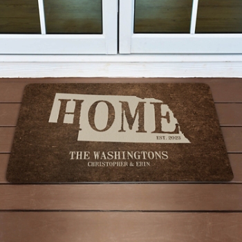 Hometown Pride Personalized Doormat