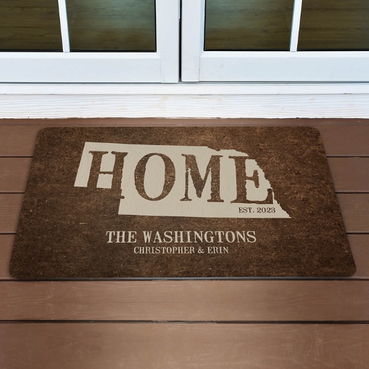 Home State Doormat Personal Creations