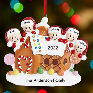 Gingerbread House Family Ornament