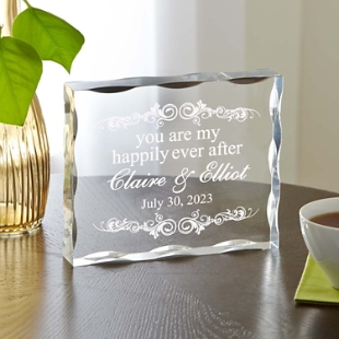 You Are My Happily Ever After Acrylic Block