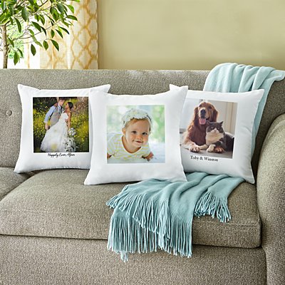 Picture-Perfect Photo Throw Pillow