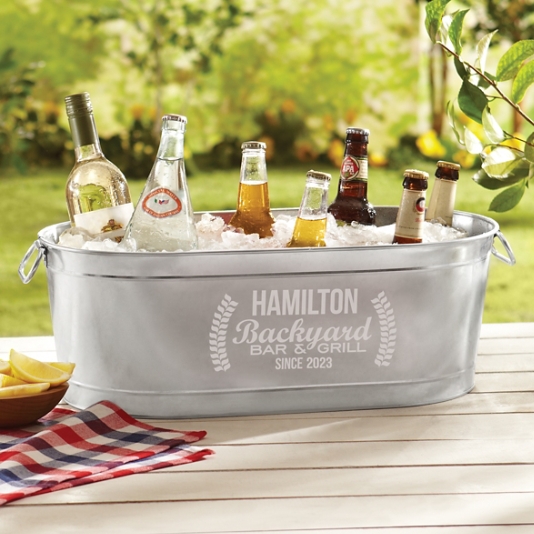 Outdoor Personalized Ice Bucket