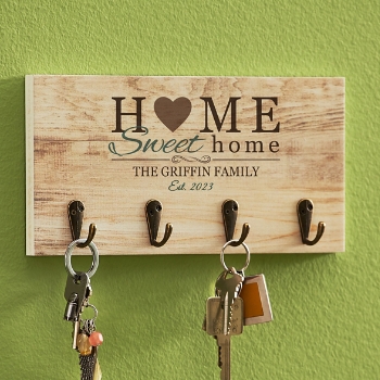 Home Sweet Home Personalized Key Hook