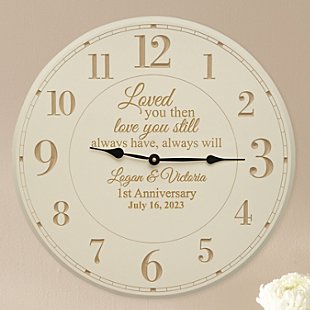 Love You Still Anniversary Wall Clock