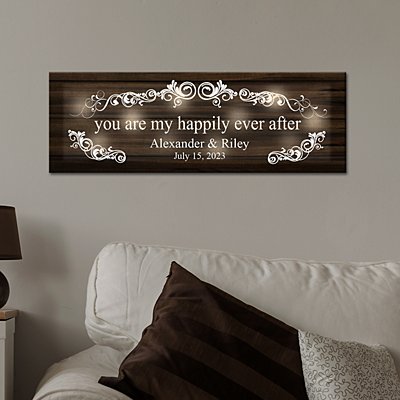 TwinkleBright® LED You Are My Happily Ever After Canvas