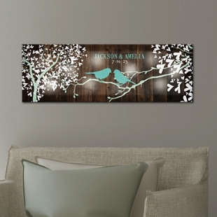 TwinkleBright® LED Sweet Lovebirds Canvas