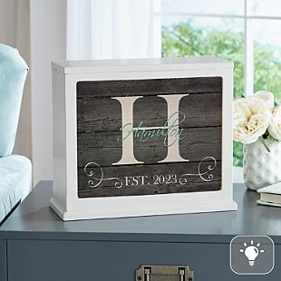 Family Initial & Name Accent Light