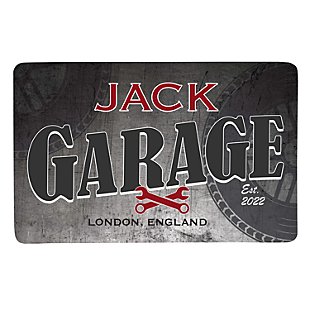 His Garage Doormat-17x27