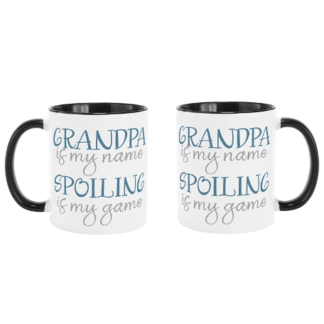 Name Game Hobby Mug - Open Text - 11oz w/ Black Handle
