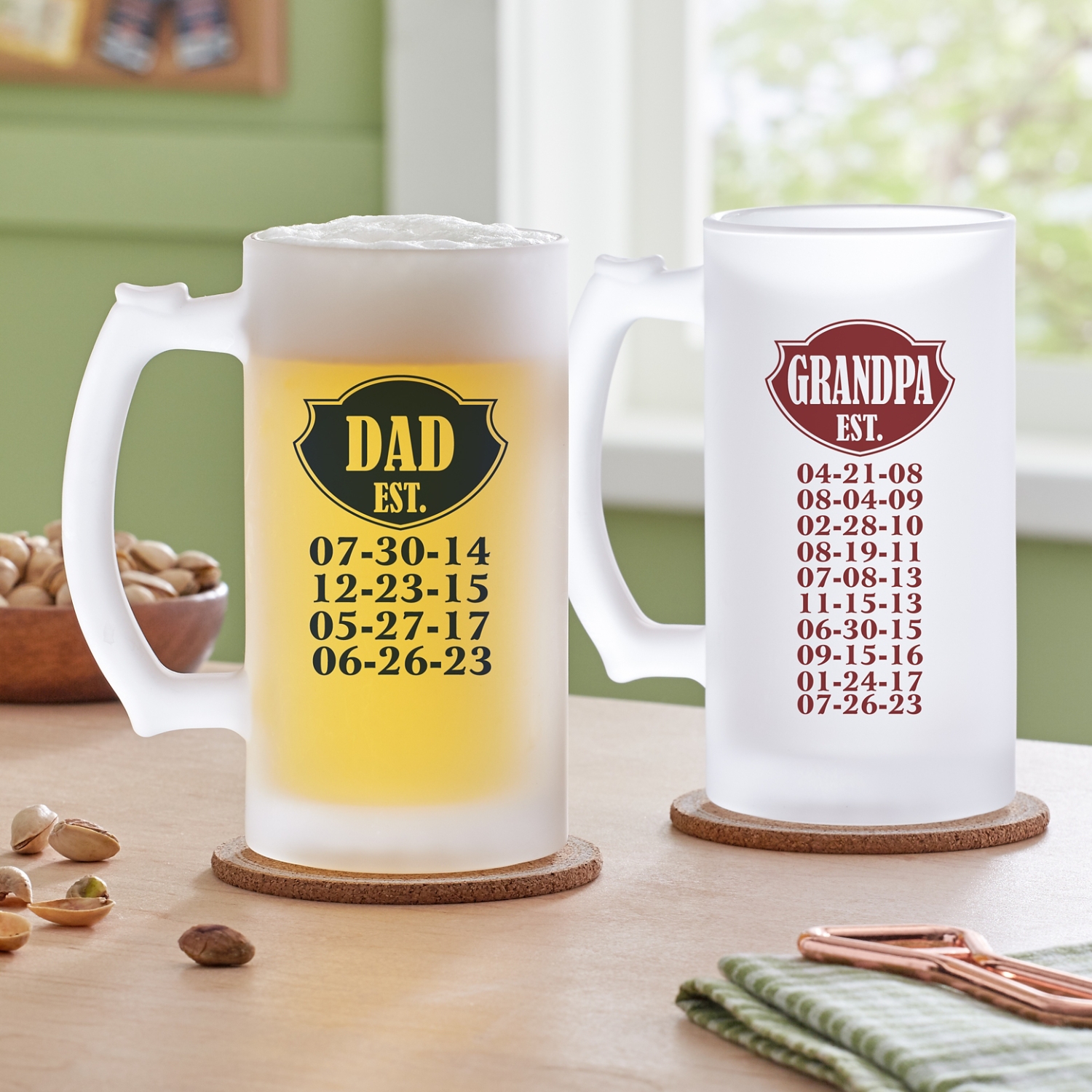 Established Frosted Beer Mug