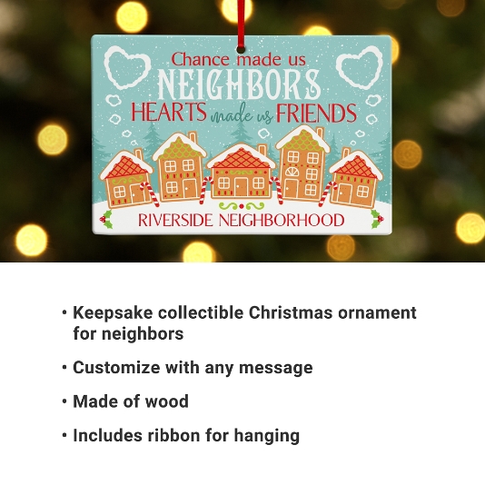 Personalized Special Neighbors Special Friends Ornament