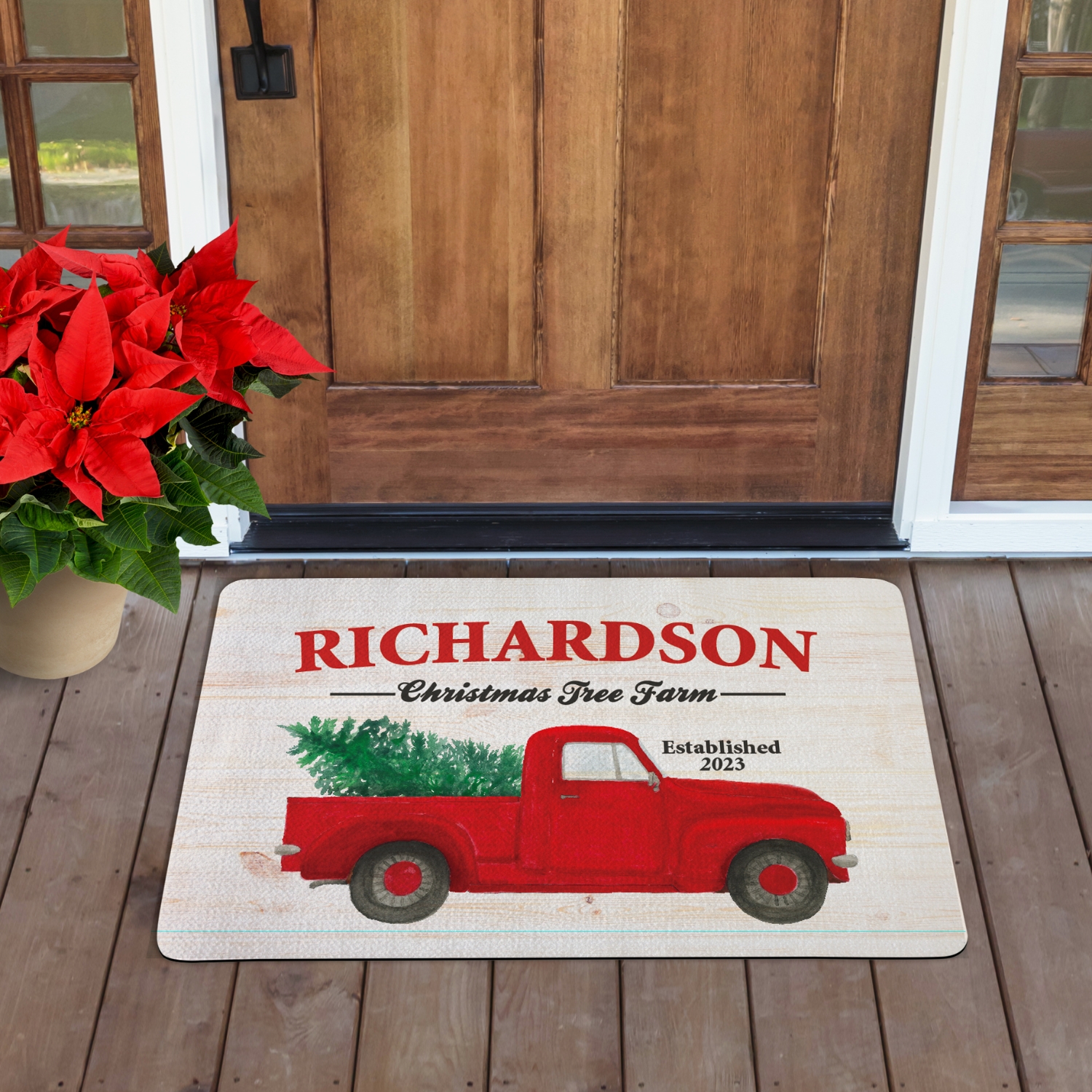 Christmas Tree Farm Doormat