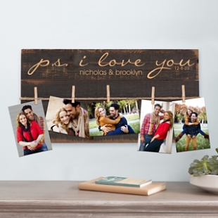 PS I Love You Rustic Wood Pallet Wall Art