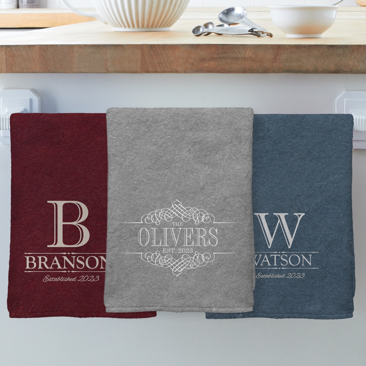 Pianpianzi Kitchen Aid Dish Towels Monogrammed Dish Towels Pack