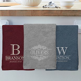 Decorative Name Kitchen Towel