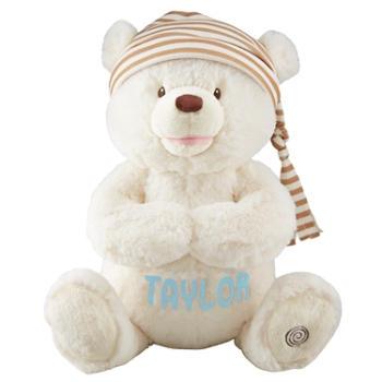 GUND® Animated Prayer Bear-Blue Name