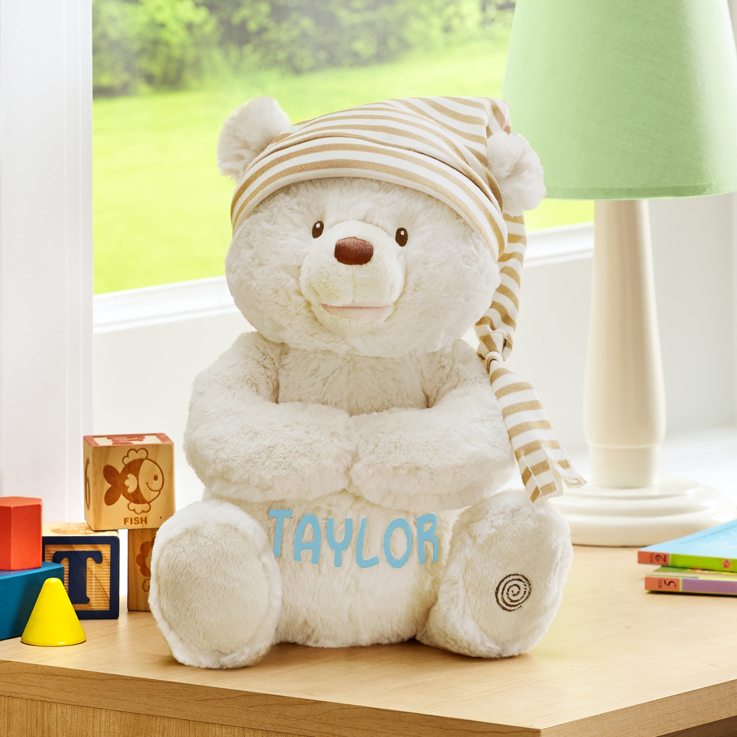 GUND® Animated Personalized Praying Bear