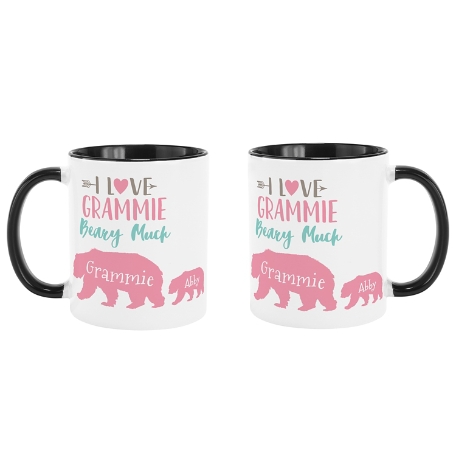Love Her Beary Much Mug - 1 Cub -11oz Black Handle