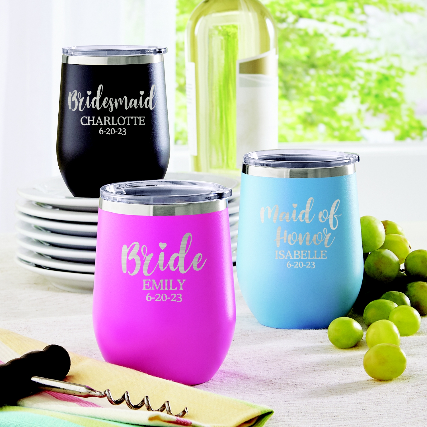 Bridal Party Insulated Wine Tumbler