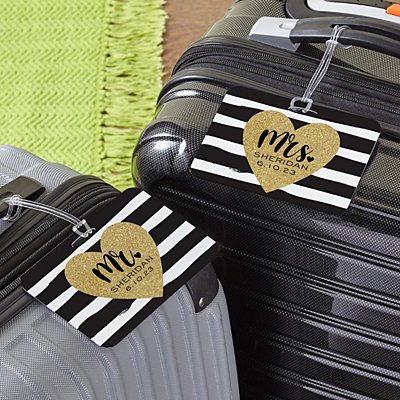 Just Married Luggage Tag
