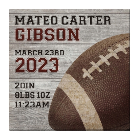 Superstar Sports Canvas - Football - 11X11