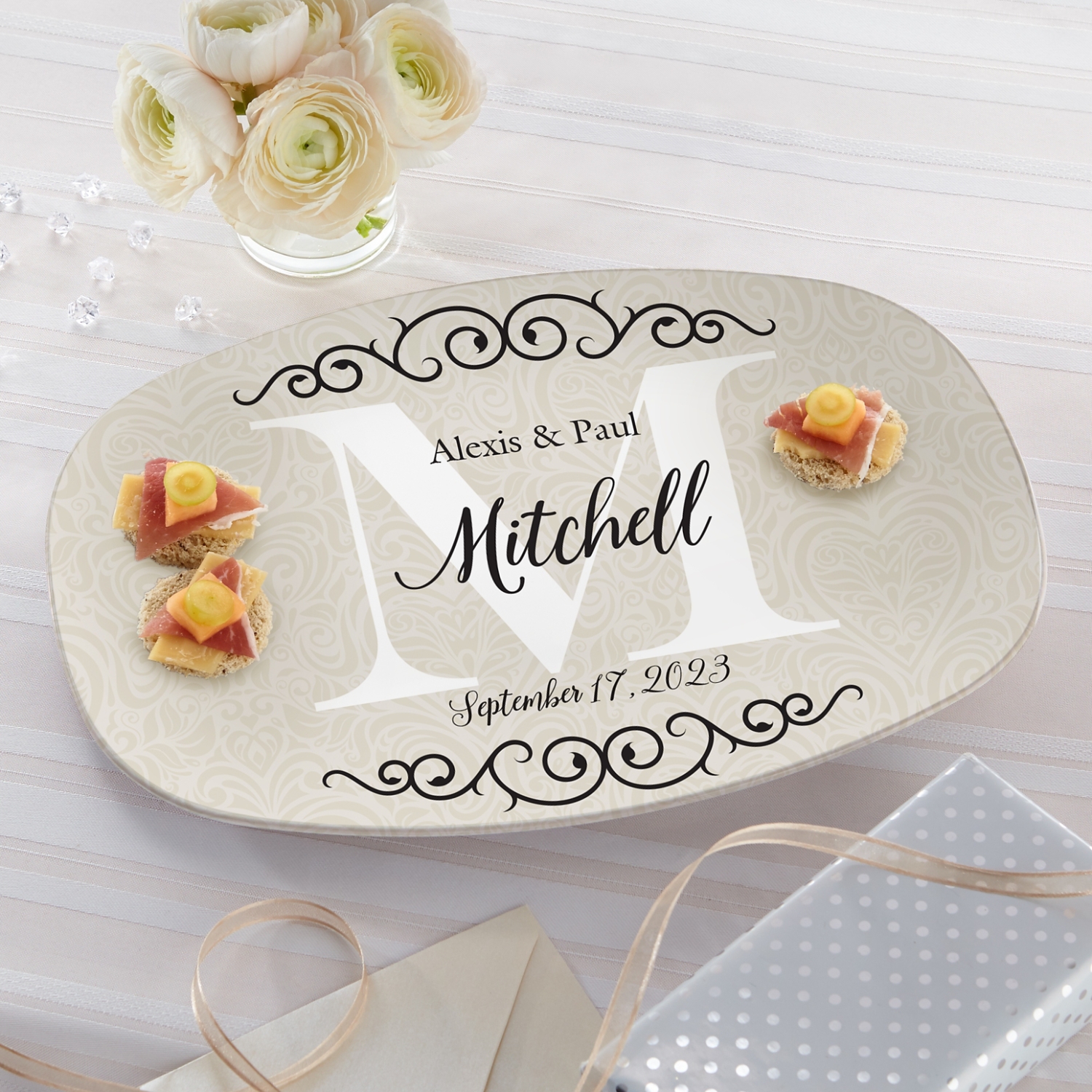 Celebrate Our Love Wedding Platter