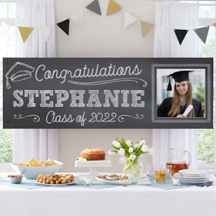 Class Act Graduation Photo Banner