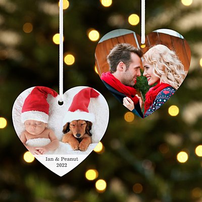 Picture Perfect Photo Heart Bauble