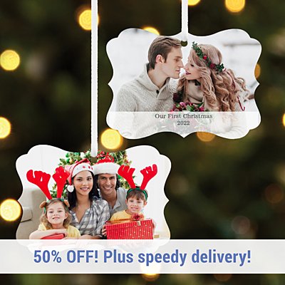 Picture Perfect Photo Scroll Bauble