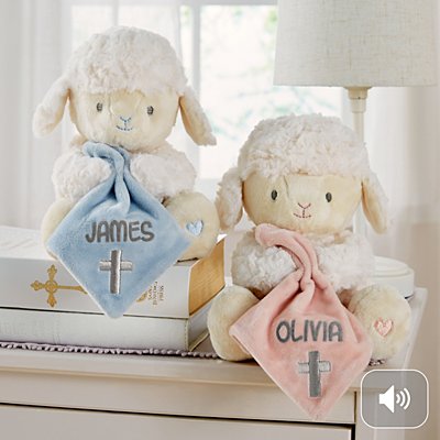 Jesus Loves Me Personalized Melodic Lamb