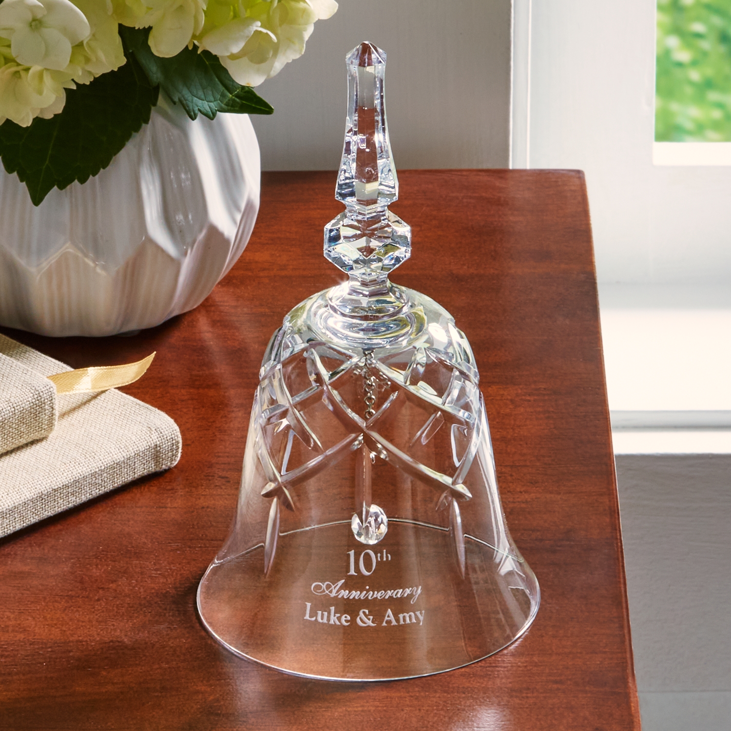 Galway Crystal Anniversary Keepsake Bell