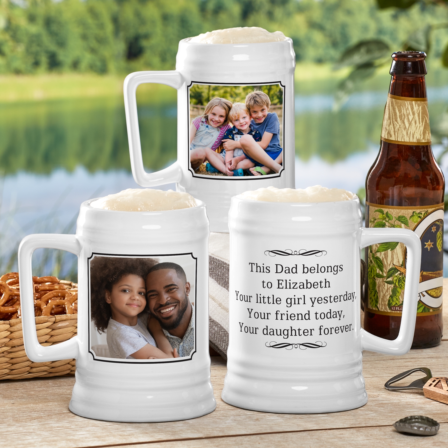 Photo Message Beer Stein