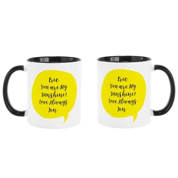Positive Quotes Mug - 11oz w/ Black Handle