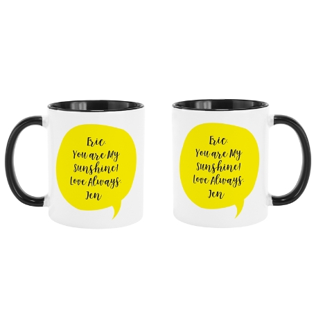Positive Quotes Mug - 11oz w/ Black Handle