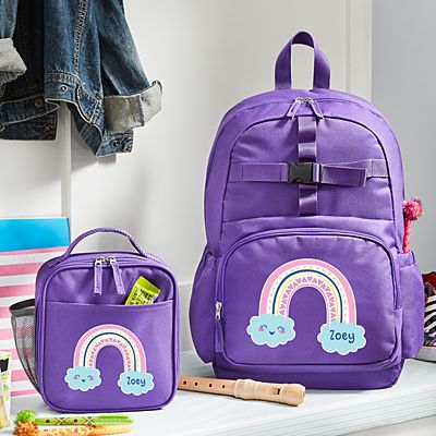 Fun Graphic Purple Backpack Collection