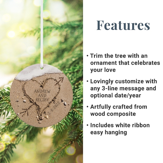 Ornament - Wooden Hearts - Round Tuit Gifts