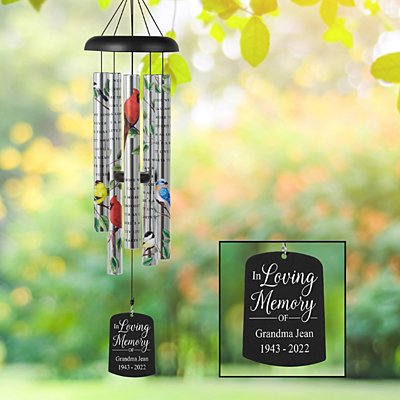 For Those We Love Memorial Sonnet Wind Chime
