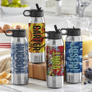 Cool Colors Stainless Steel Water Bottles