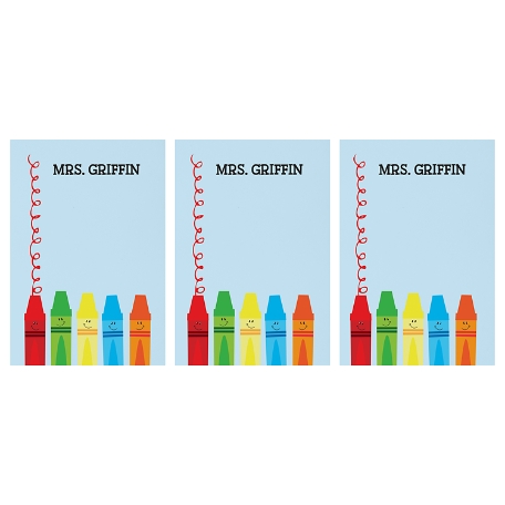 Crayons Post-It® Note  - 4x6
